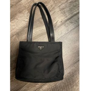 Vintage Prada Black Shoulder Bag